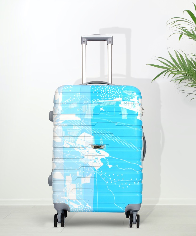 SKYBAGS LARGE SIZE 8 WHEELS TROLLEY BAG 79CM Expandable Check-in Suitcase -  32 inch SKY BLUE - Price in India | Flipkart.com