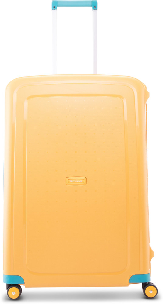 Samsonite yellow suitcase shop