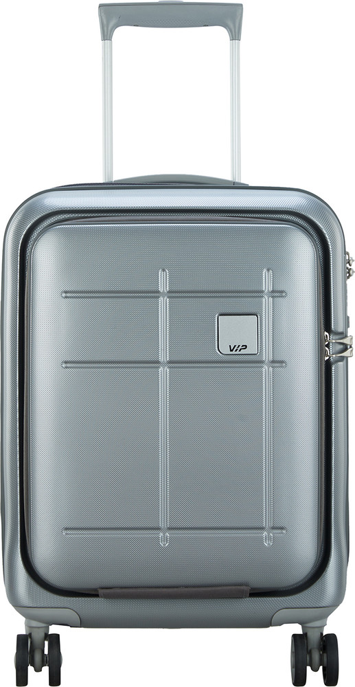 VIP ZORRO STROLLY 55 360 SMS Cabin Suitcase 8 Wheels 22 inch Silver Price in India Flipkart