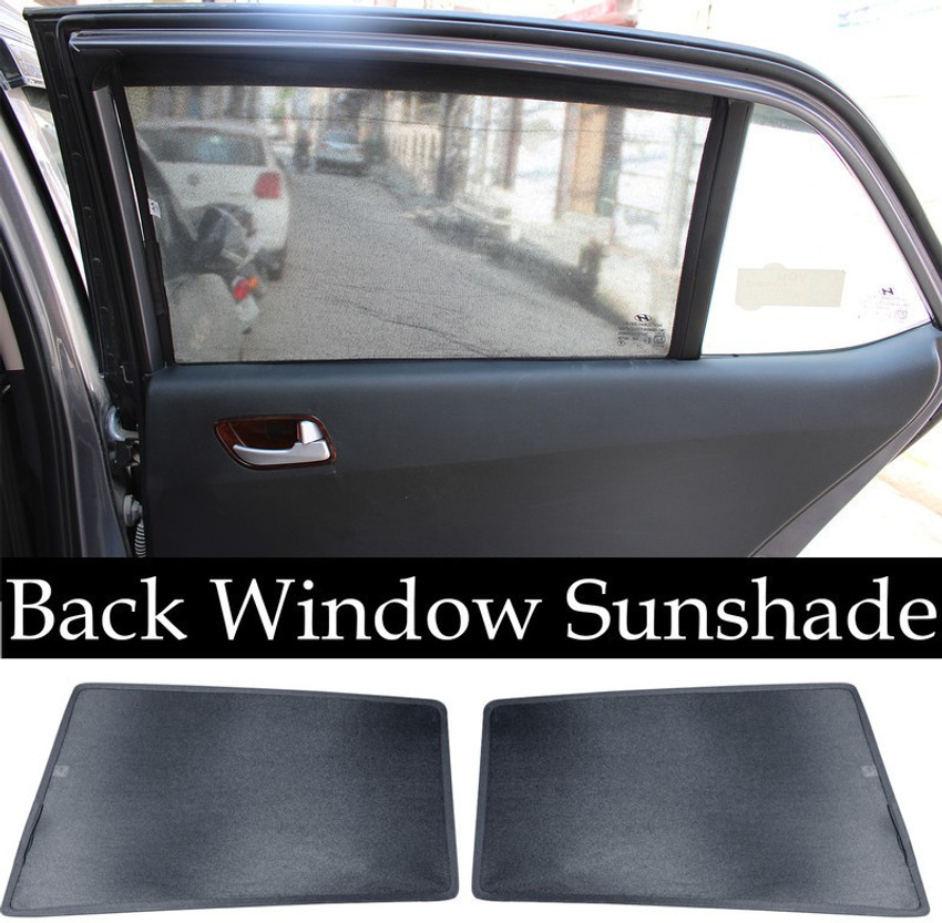 Back outlet window shade