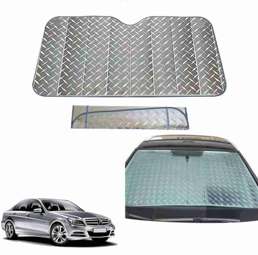 Mercedes benz sunshade with shop logo