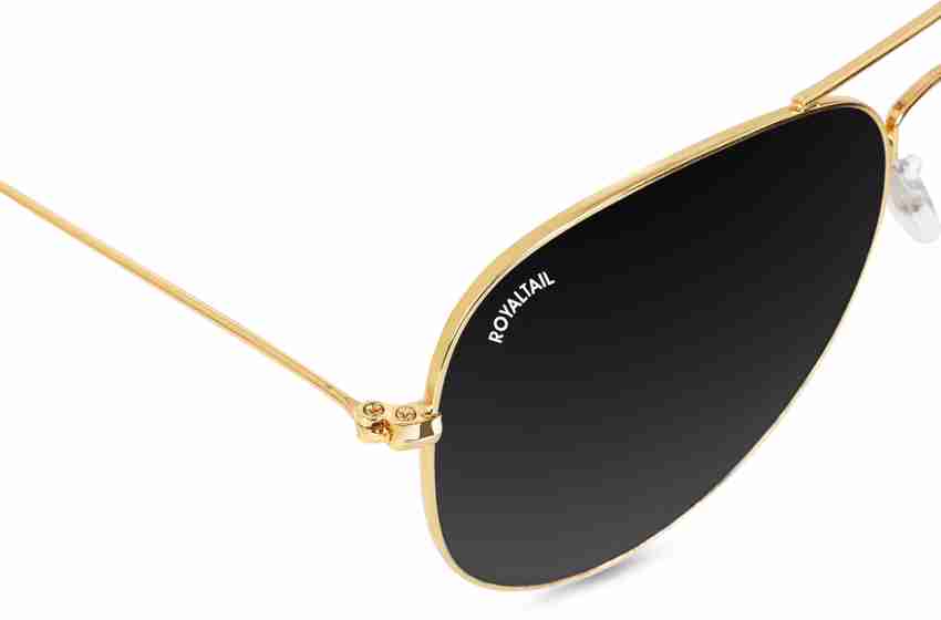Buy Royaltail Aviator Sunglasses Black For Men Women Online Best Prices in India Flipkart