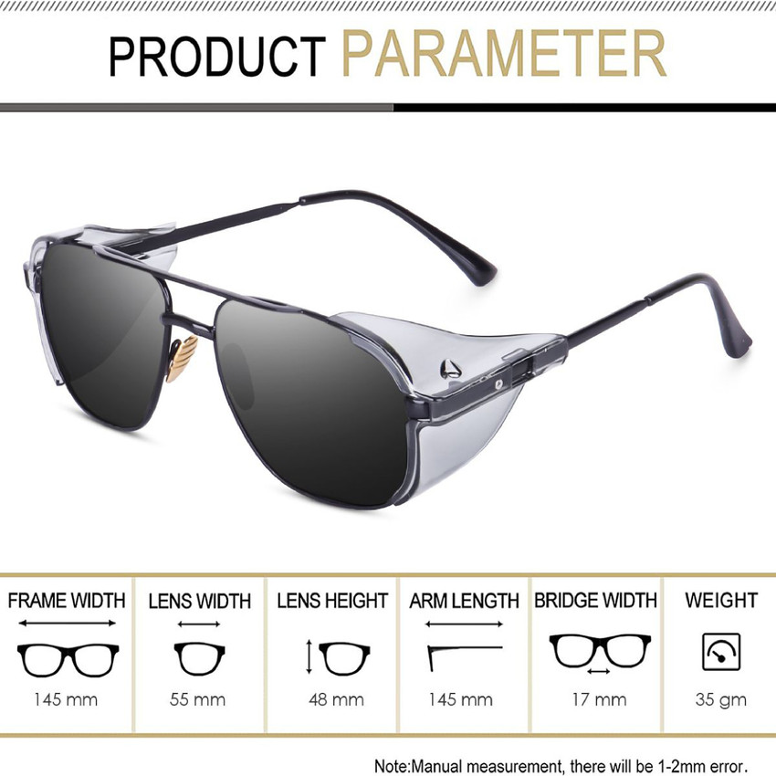 Buy ALFATOORE Aviator Sunglasses Black For Men Women Online Best Prices in India Flipkart