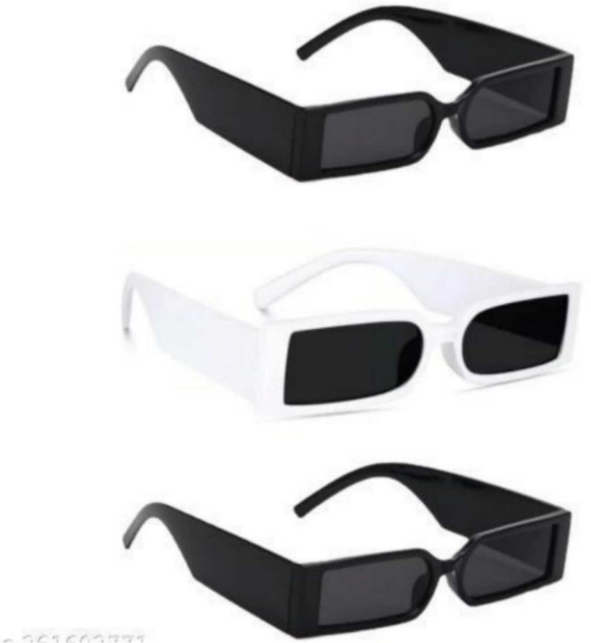 Buy Sefton MC Stan Black Goggles For Unisex Sunglasses [Pack of-02] at