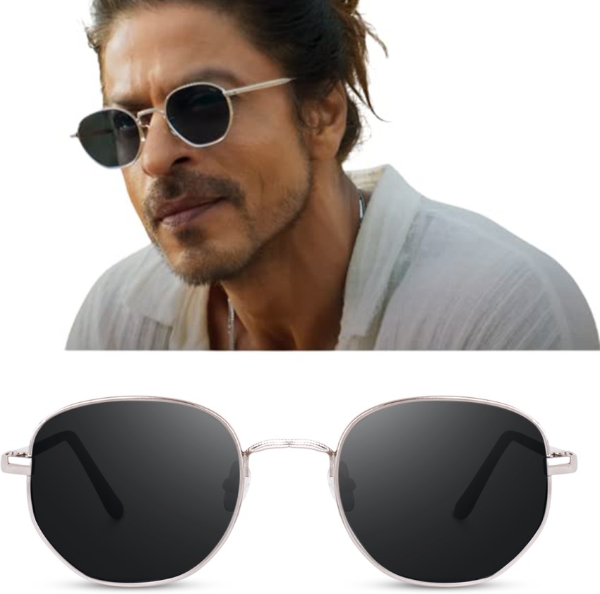 Buy Eymen I Oval, Rectangular Sunglasses Black For Men & Women