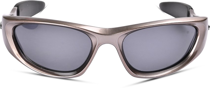 Buy VOYAGE Wrap-around Sunglasses Black For Men & Women Online
