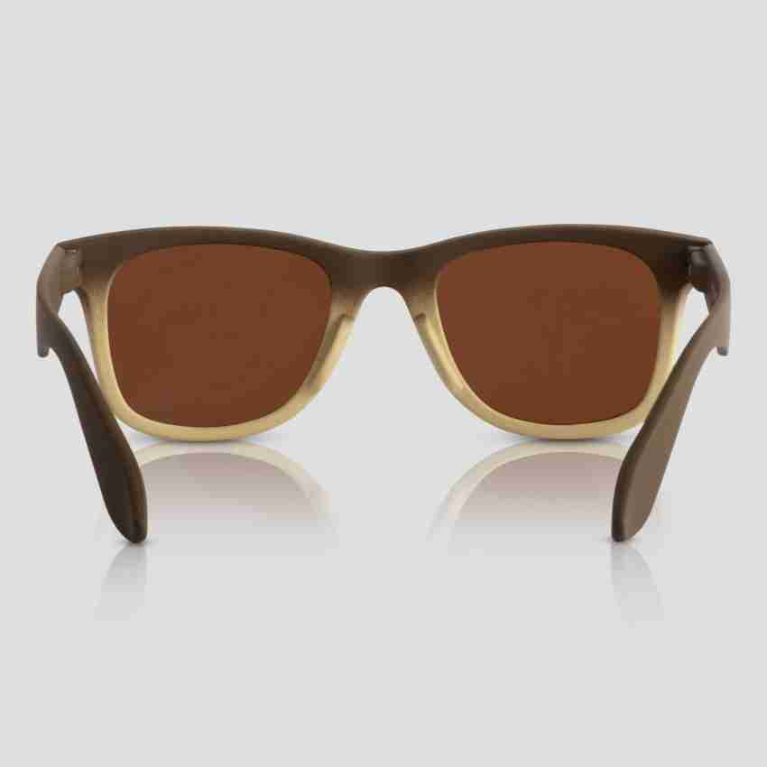 Buy Woggles Wayfarer Sunglasses Brown For Men & Women Online @ Best Prices  in India