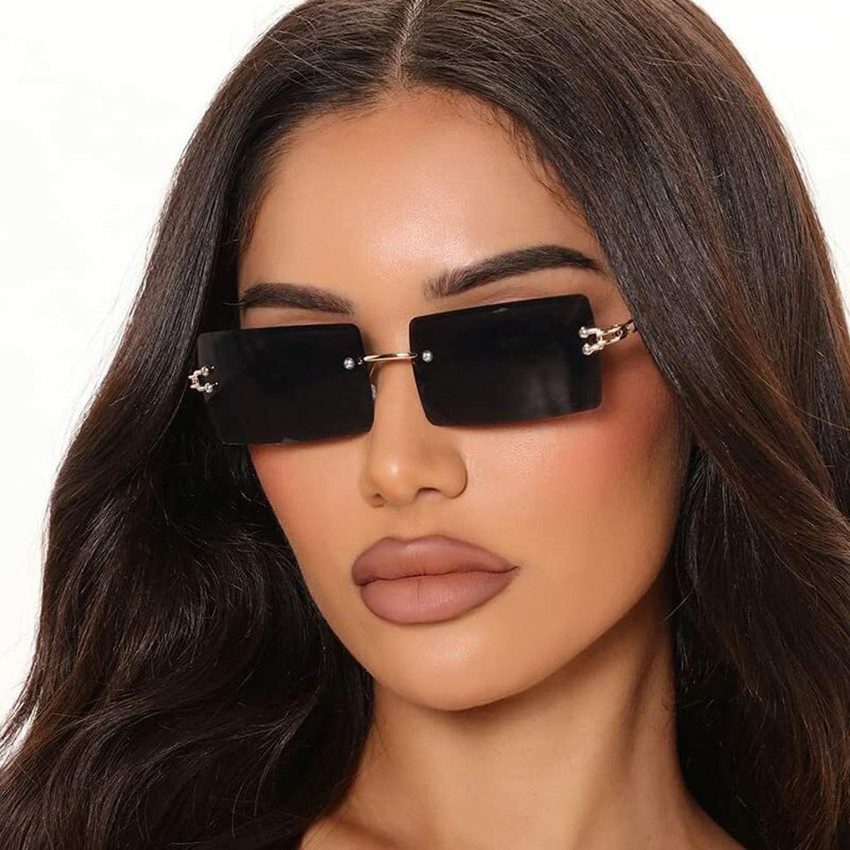 Buy Singco India Rectangular Sunglasses Black For Men Women Online Best Prices in India Flipkart