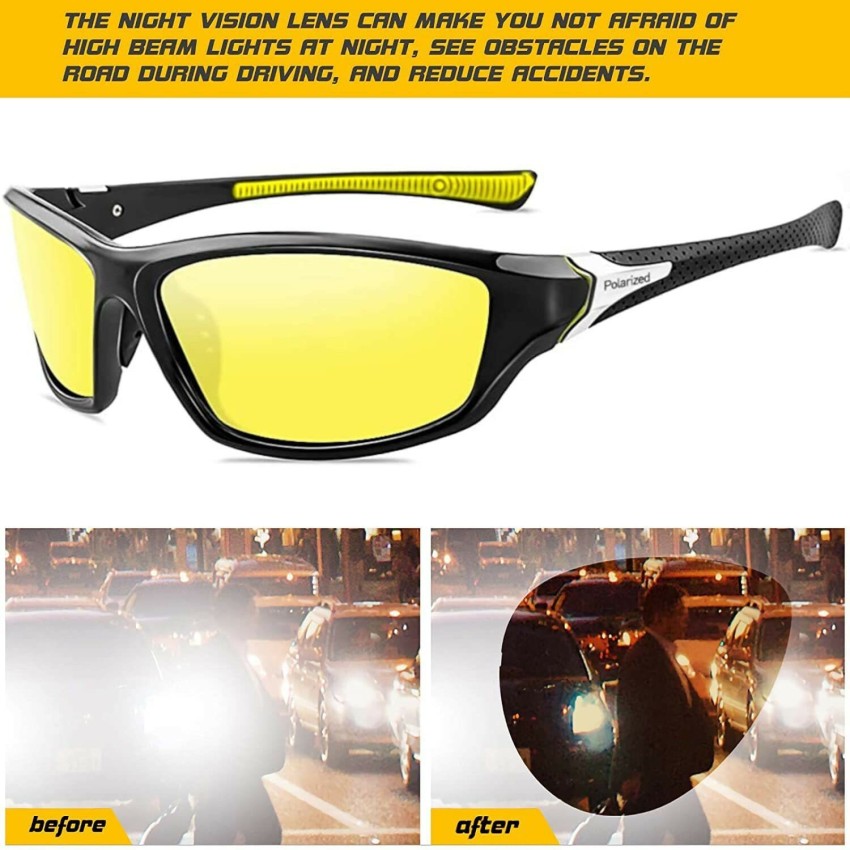 Buy PIRASO Oval Sunglasses Yellow For Men & Women Online @ Best