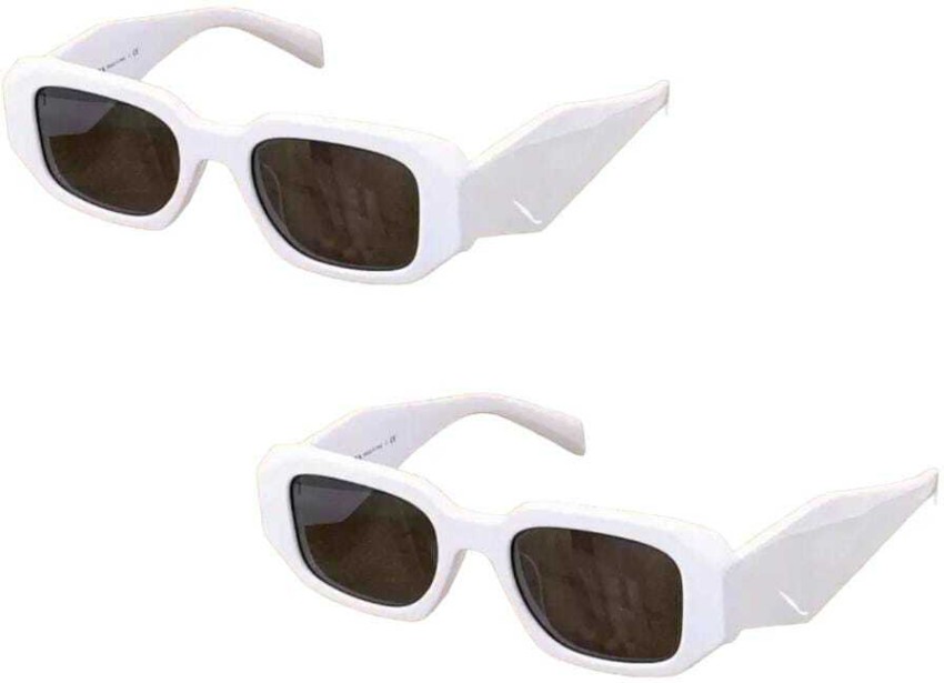 Buy GRECCY Rectangular Sunglasses Black For Men & Women Online