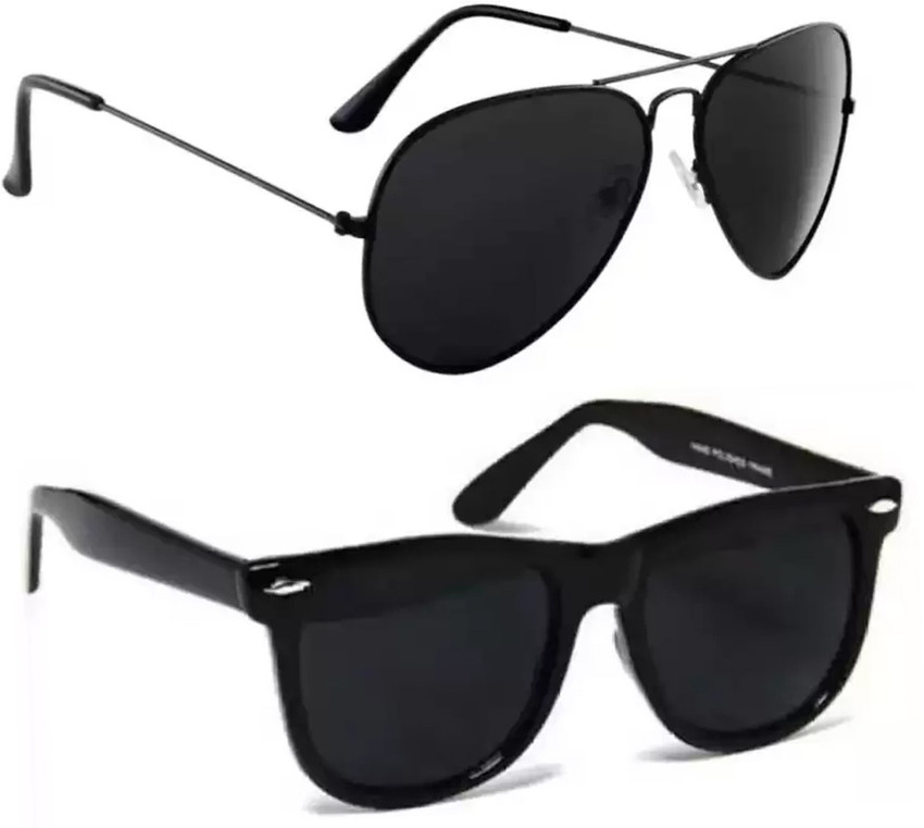 Buy Elligator Wayfarer Sunglasses Black For Men Women Online