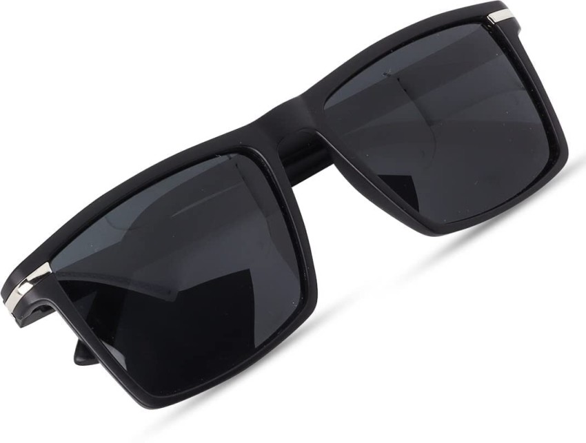 Buy Elanpro Rectangular Sunglasses Black For Men & Women Online @ Best  Prices in India