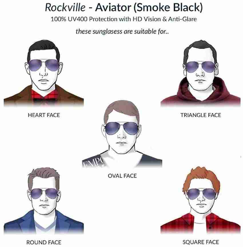 Aviator glasses for round face store
