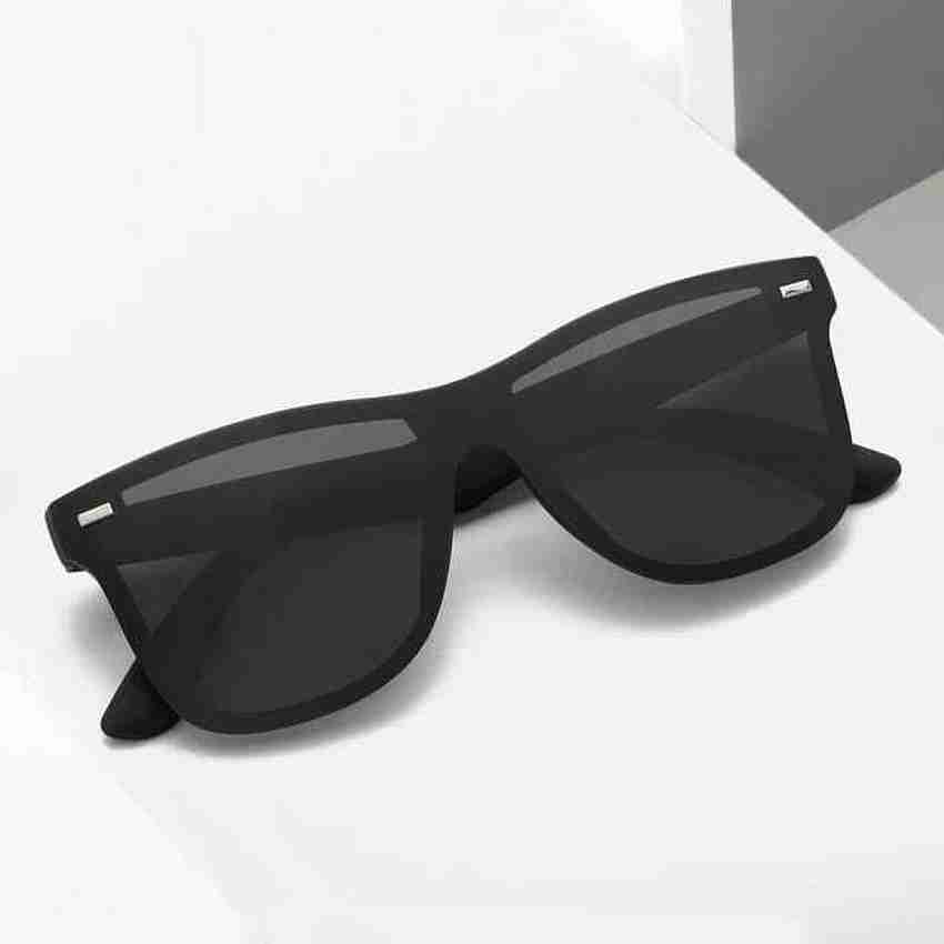 Buy Eymen I Wayfarer Rectangular Sunglasses Black For Men Women