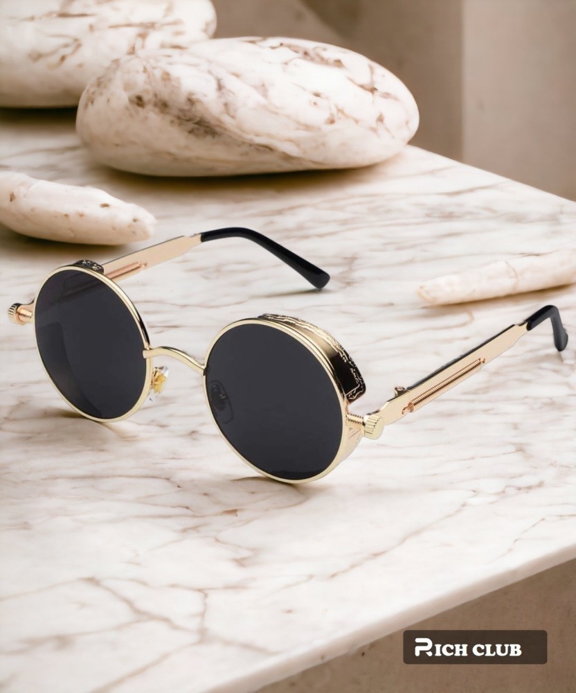 Round shaped sunglasses online on sale