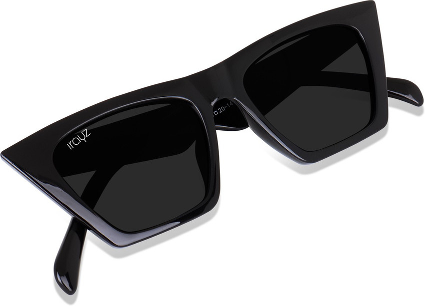 Black frame sunglasses womens sales