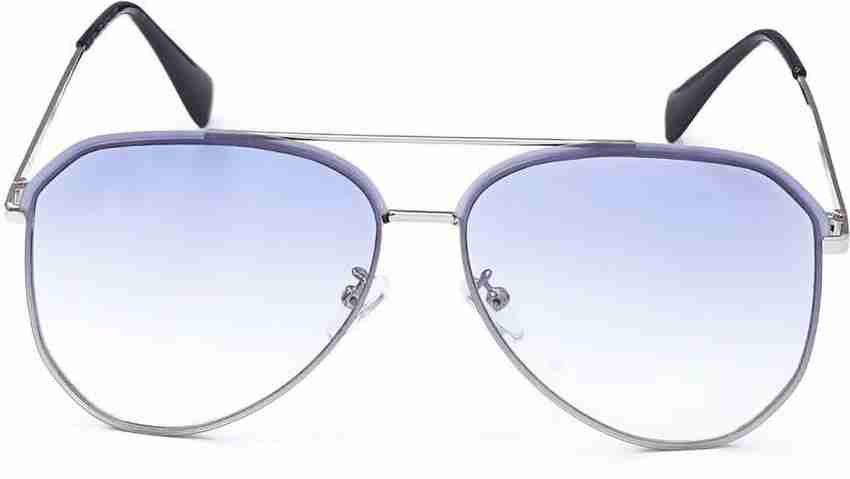 Mens blue aviator sunglasses discount