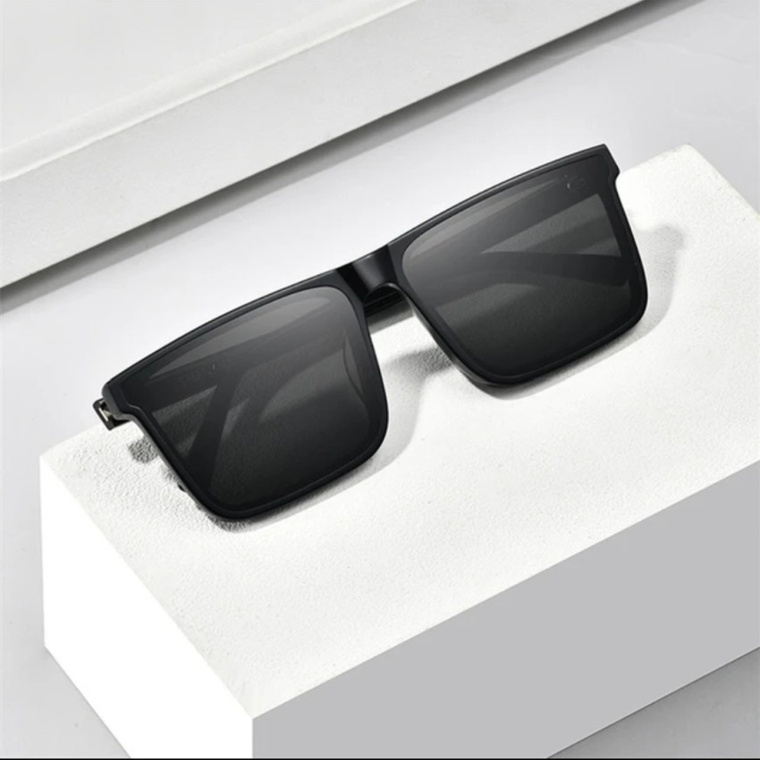 Buy ARYCK SOUL Rectangular Sunglasses Black For Men & Women Online @ Best  Prices in India