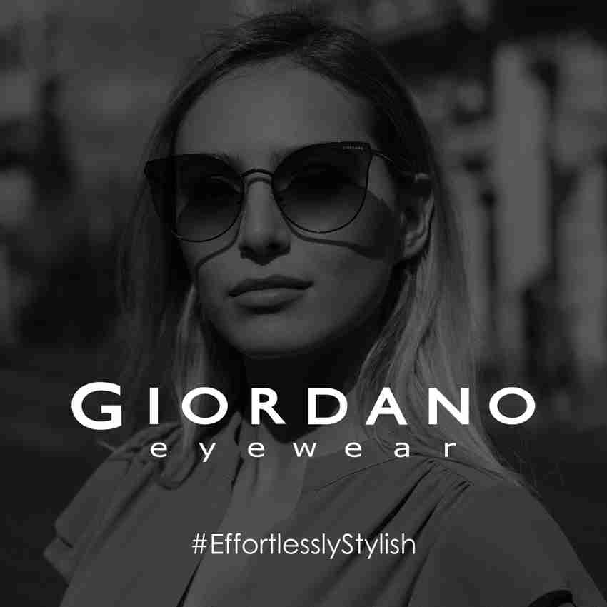 Buy GIORDANO Oval Sunglasses Brown For Men Women Online Best