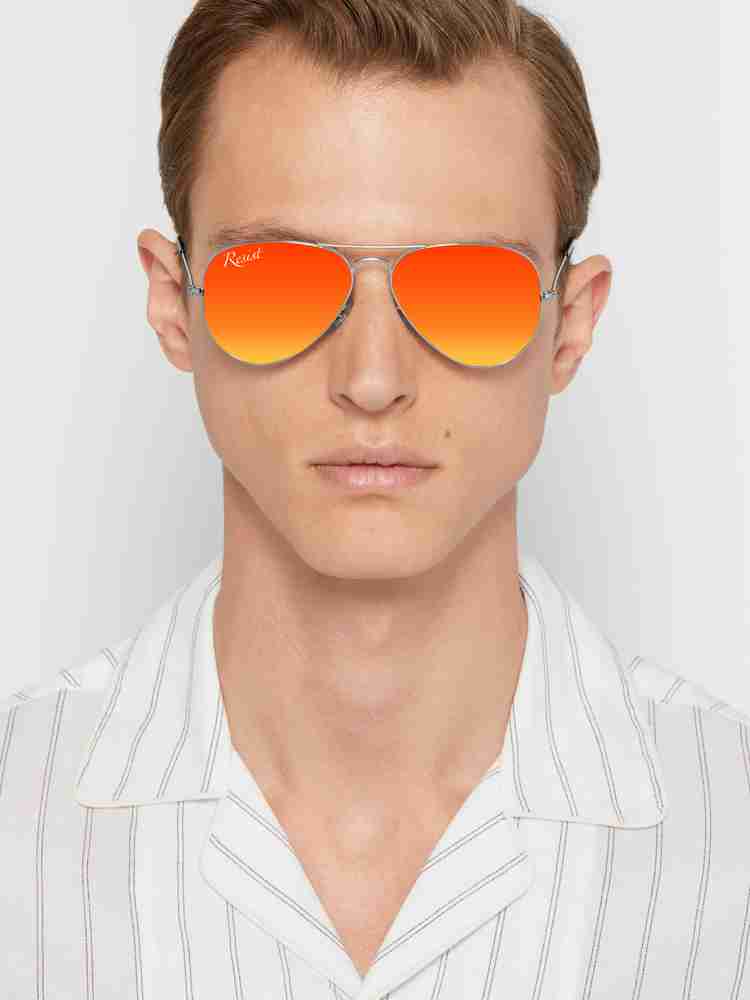 Orange sunglasses sales