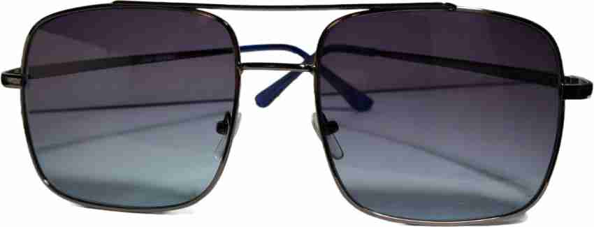 Buy Square sunglasses for men Retro Square Sunglasses Blue For Men