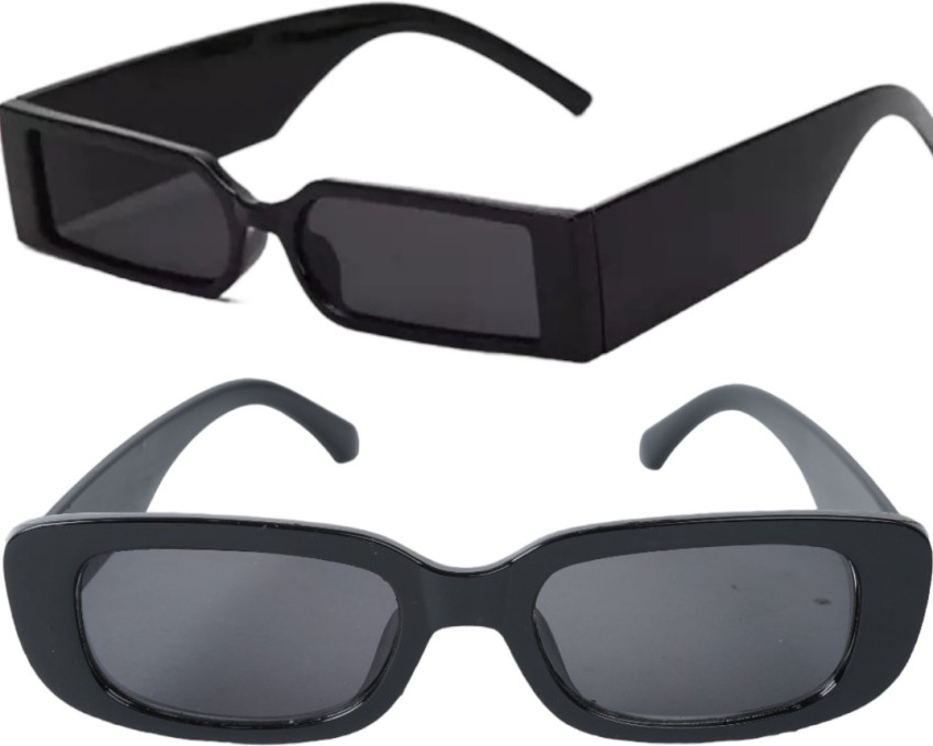 Greccy Rectangular, Retro Square Sunglasses