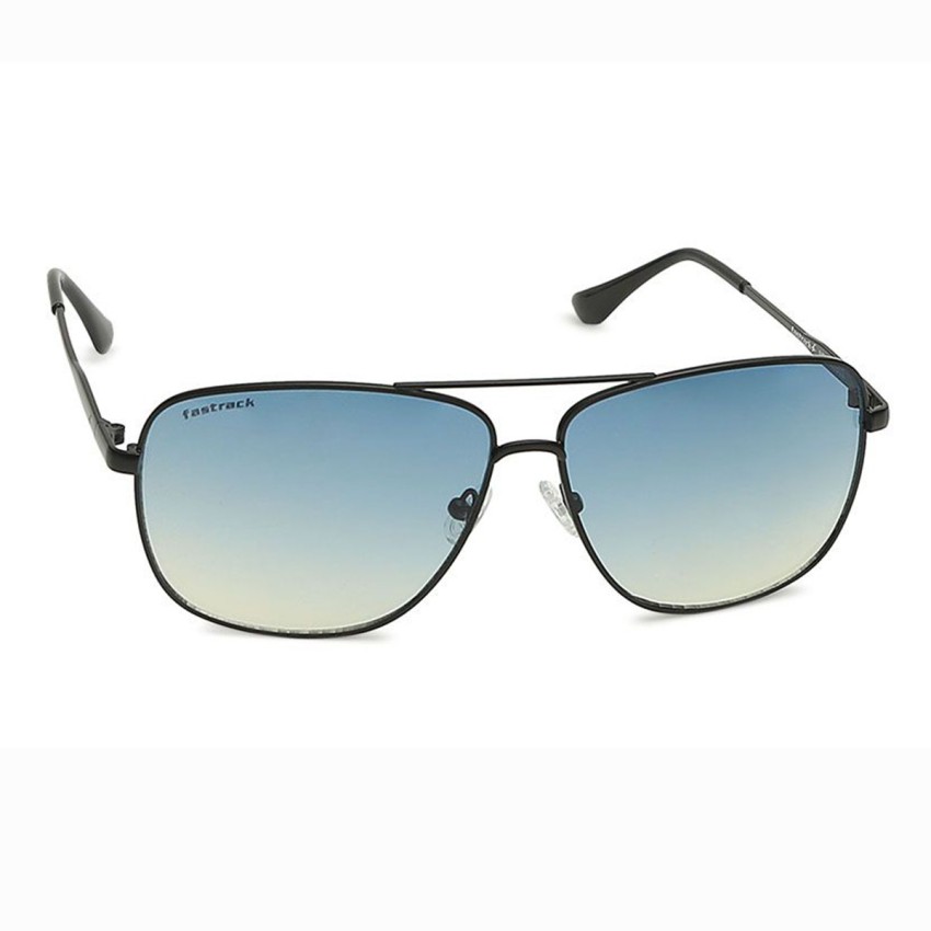 Mens Full Rim Square UV Protected Sunglasses - NBM183BU2