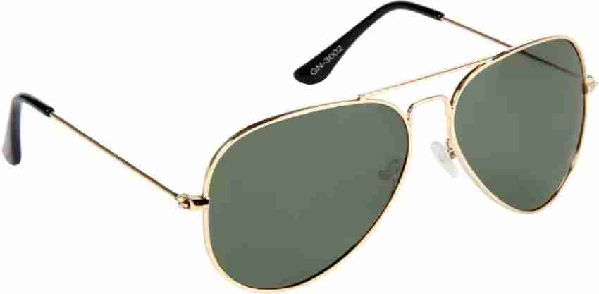 Dark green shop aviator sunglasses