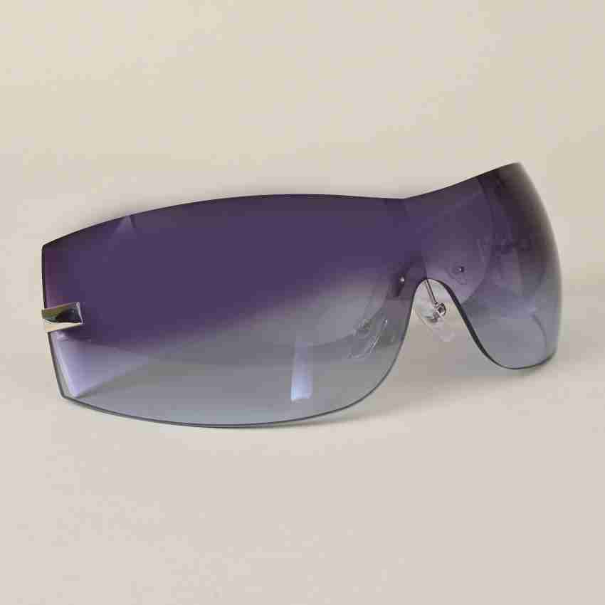 Buy VOYAGE Wrap-around Sunglasses Black For Men & Women Online