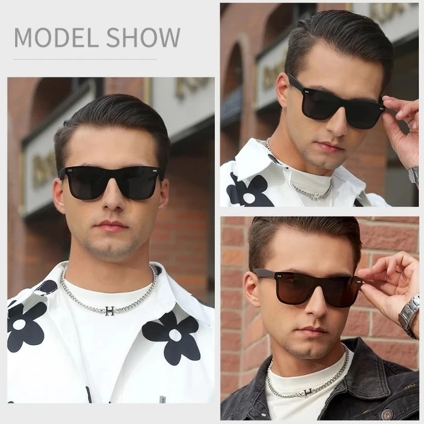 Buy Perfects look Wayfarer Sunglasses Black For Men Women Online