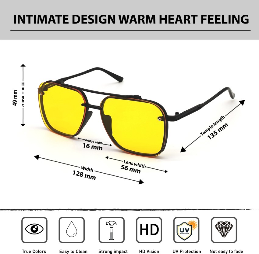 yellow color lens sunglasses, SAVE 76% 