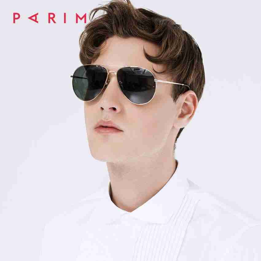 Buy PARIM Aviator Sunglasses Green For Men Online @ Best Prices in India