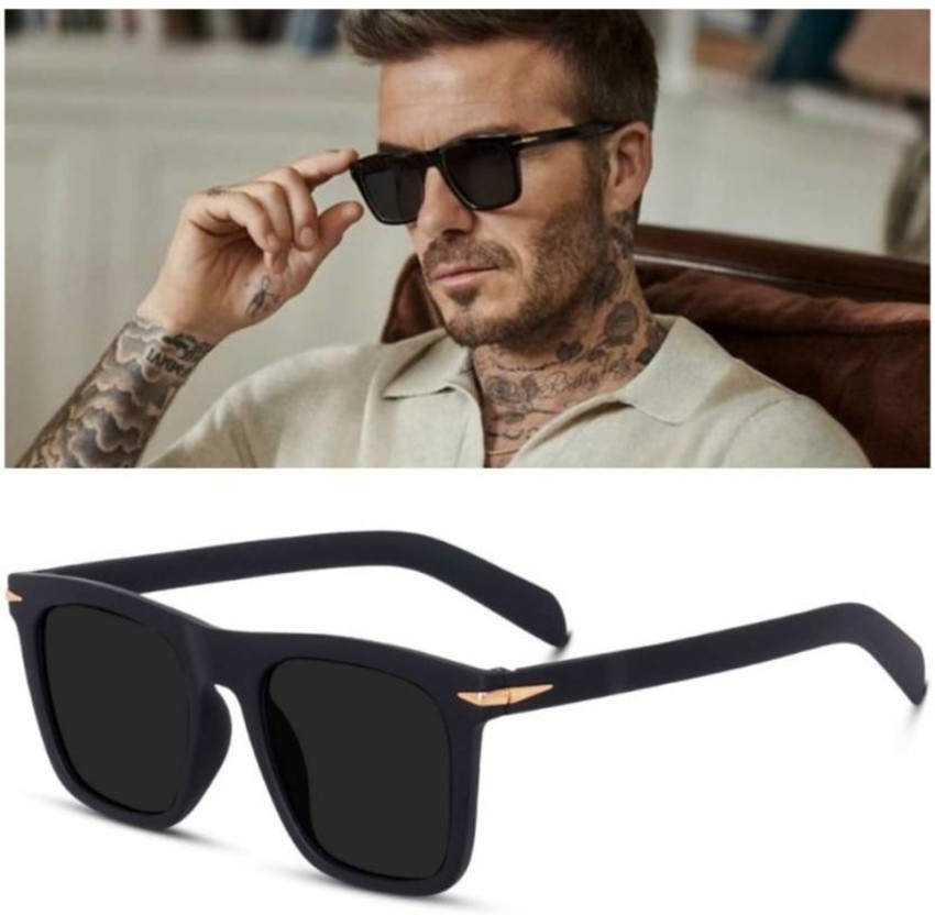 Buy Sunglance Retro Square, Wayfarer Sunglasses Black For Men & Women  Online @ Best Prices in India
