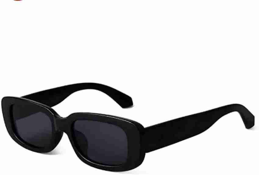 MC Stan Black White Candy Unisex Sunglasses Combo for Men Women Pack Of 2