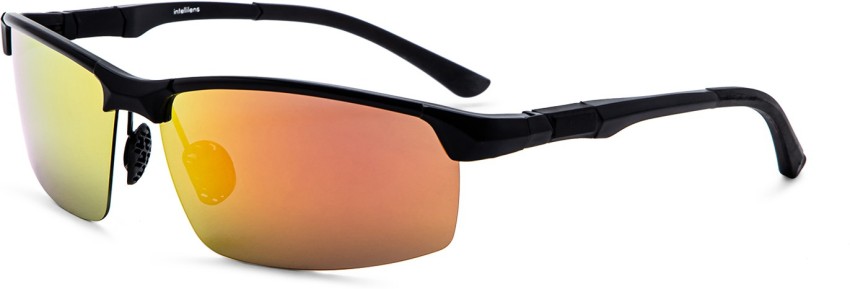 Buy Intellilens Sports Sunglasses Black For Men Online @ Best