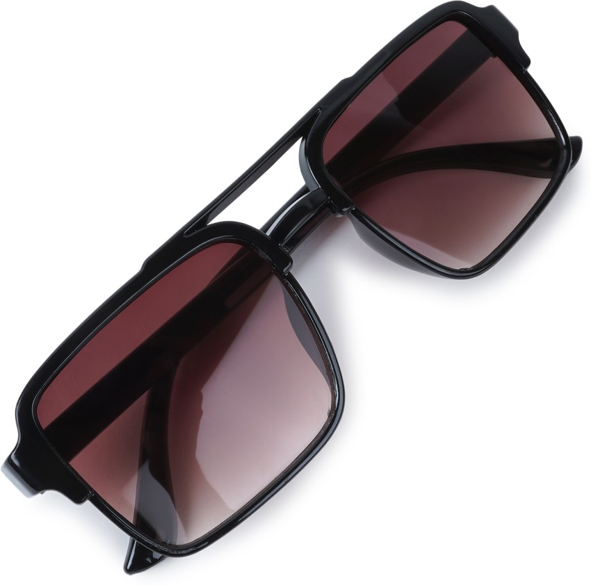 Buy GRECCY Rectangular Sunglasses Black For Men & Women Online @ Best  Prices in India