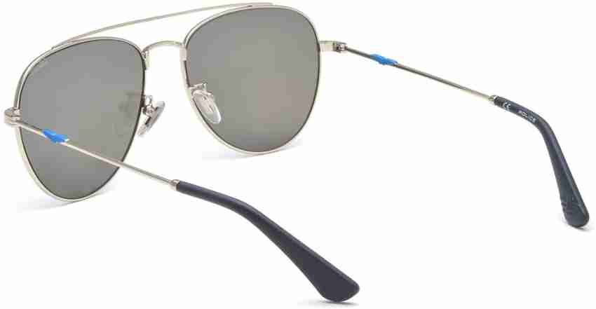 Buy POLICE Aviator Sunglasses Blue For Men Online @ Best Prices in