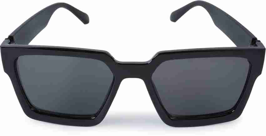 Buy GRECCY Rectangular Sunglasses Black For Men & Women Online @ Best  Prices in India