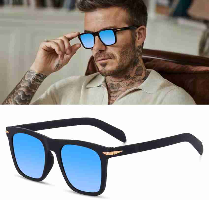 Buy Being Better Retro Square Sunglasses Blue For Women Online