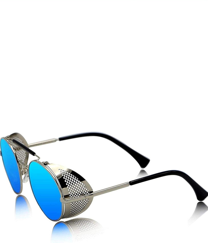 Buy DARK MONKEY Round Sunglasses Red Black Blue For Boys Girls