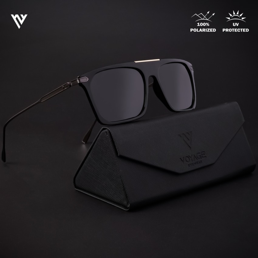 Voyage Exclusive Brown Polarized Wayfarer Sunglasses for Men & Women 