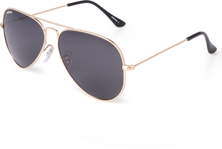Buy Black Jones Aviator Sunglasses for Men Women Polarized UV