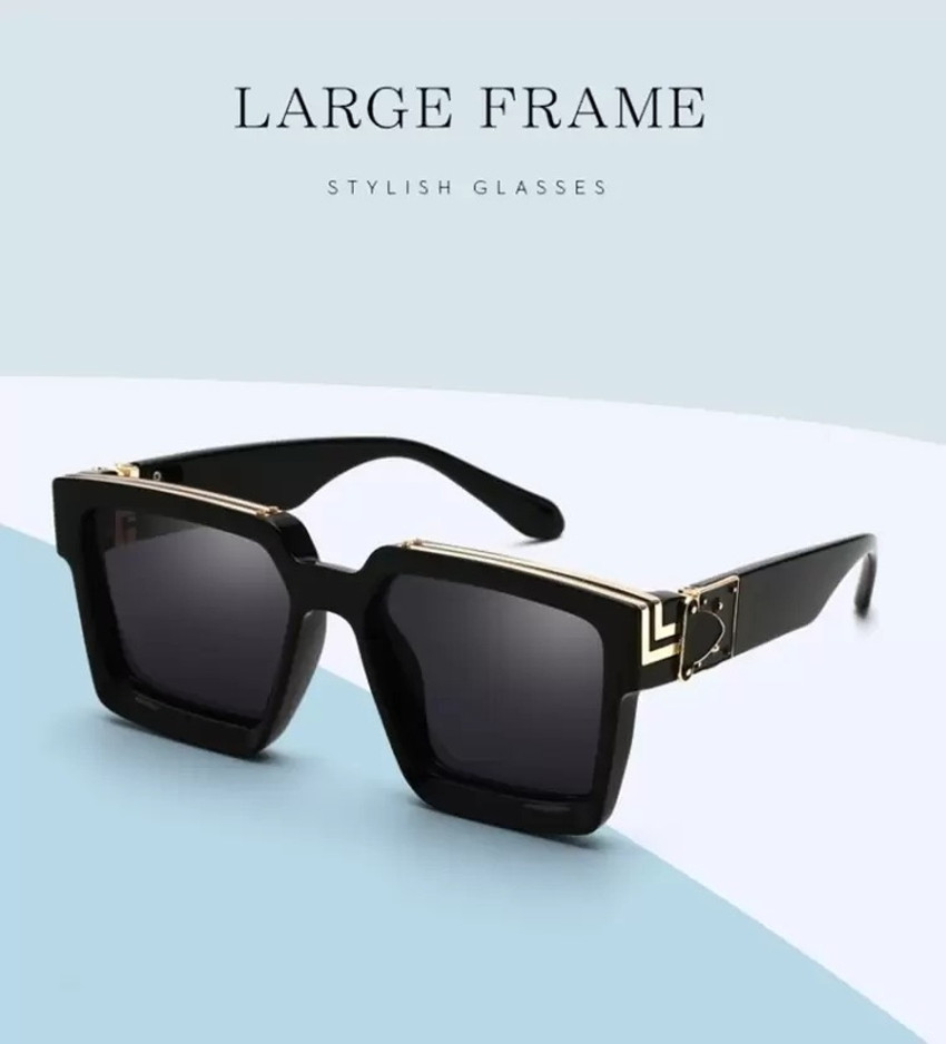 Buy artrue Over sized Sunglasses Black For Men Women Online Best Prices in India Flipkart