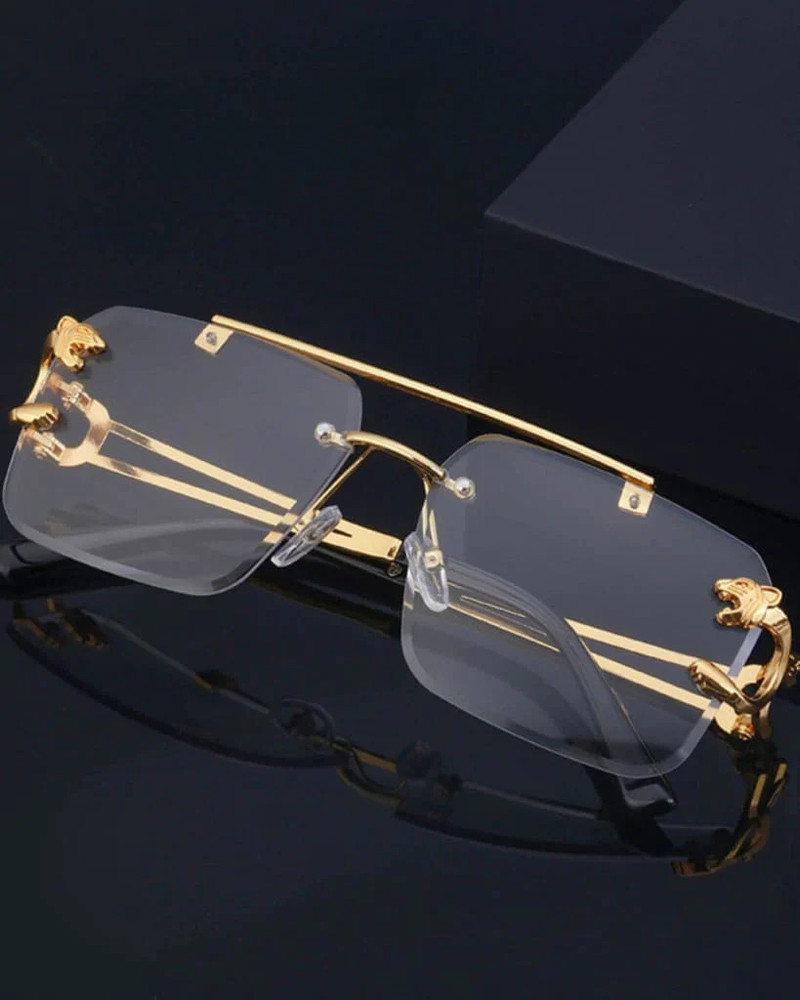 Buy OCEAN BEYOND Rectangular Sunglasses Clear For Men Women