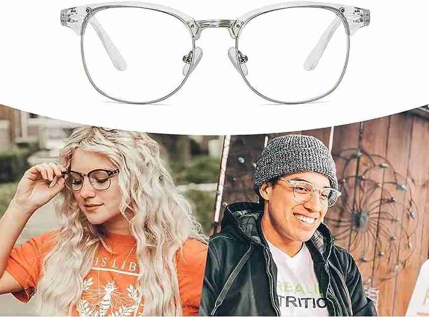 Buy Valhalla Fashions Clubmaster Sunglasses Clear For Men Women