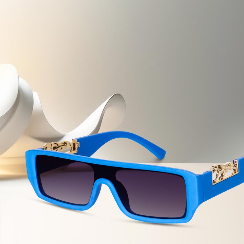 Buy I REBEL Retro Square, Rectangular, Spectacle Sunglasses Blue For Men &  Women Online @ Best Prices in India