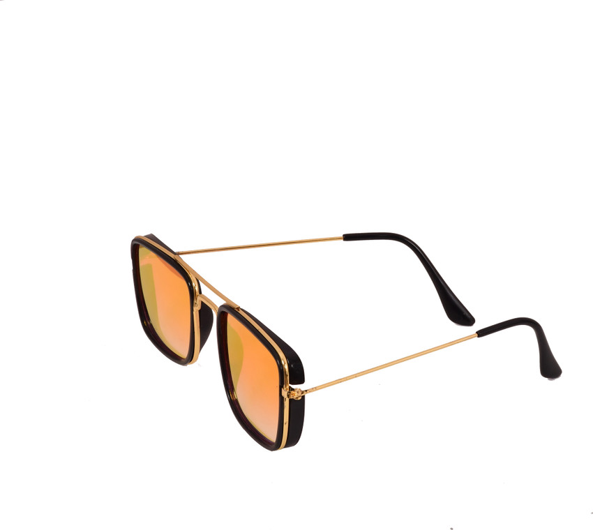 Orange retro sunglasses hot sale