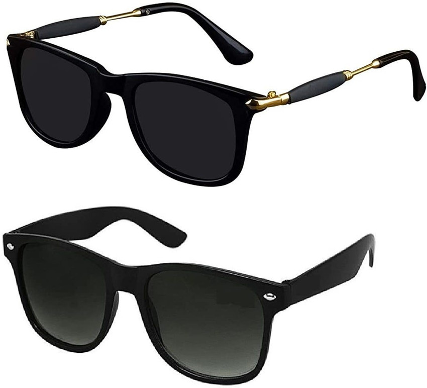 Buy Yoyo Wayfarer Rectangular Sunglasses Black For Men Women Online Best Prices in India Flipkart
