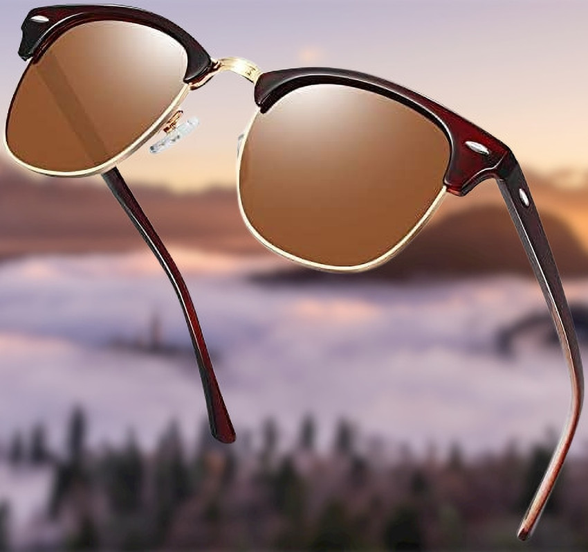 Brown clubmaster sunglasses outlet