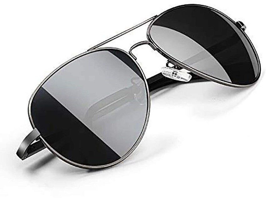 Black frame black lenses aviator sunglasses sales